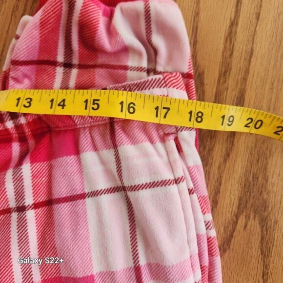 Joy Spun super soft pajamas bright hot pink plaid - Picture 7 of 7